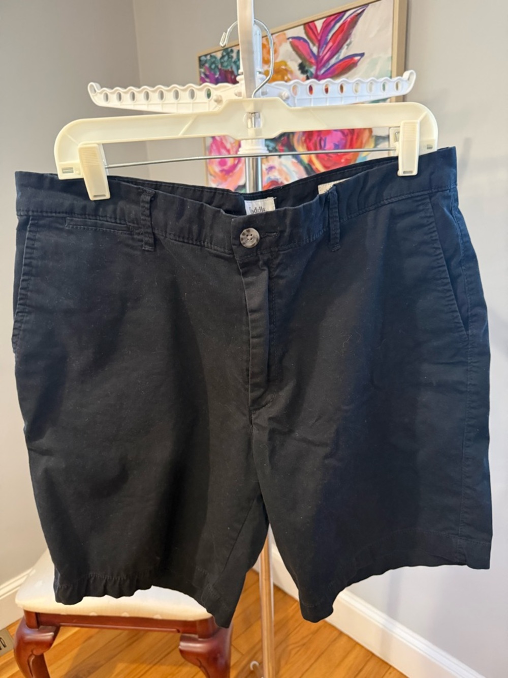 Goodfellow & Co Black Men’s Flat Front Shorts
